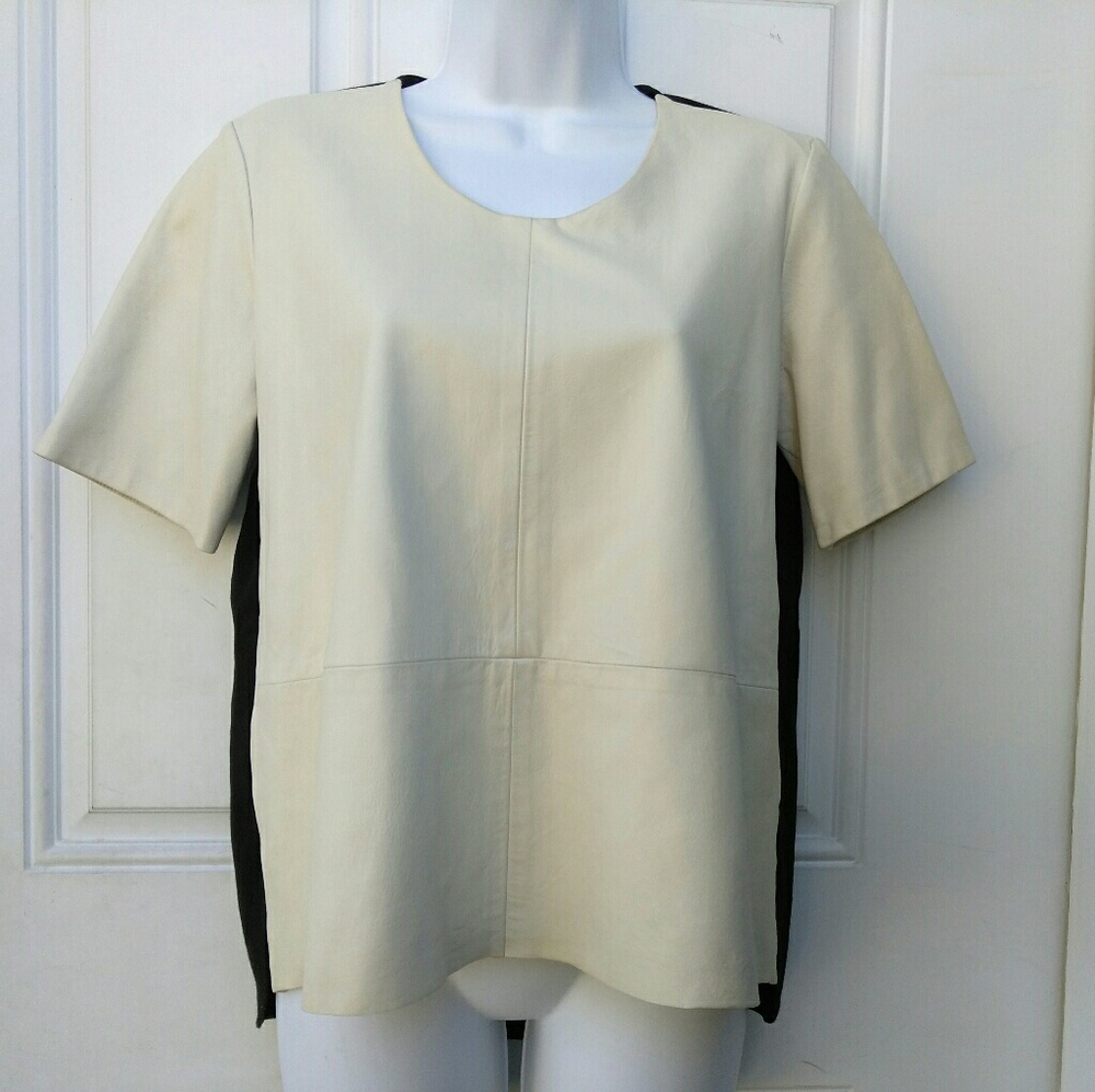 Mason leather Front Shirt